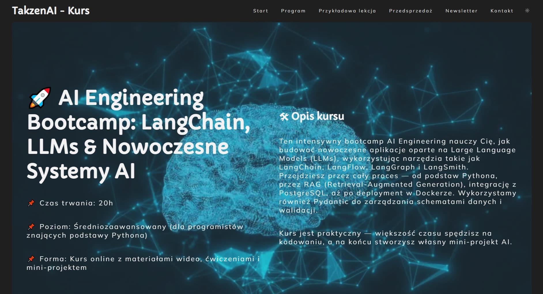 AI Engineering Bootcamp Website