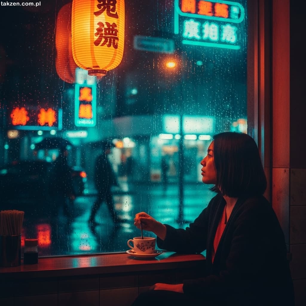 Obraz zaczarowanego lasu wygenerowany przez AI